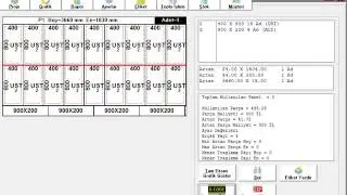KopEksper Optimizasyon Programı CNC GKod- DXF Dosyası - Kesim Similasyon