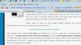 How To Create Animated Social Bookmarking Widget Using CSS- Blogger Tricks