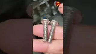 Customized stainless steel welding screws with three point #screwfactory