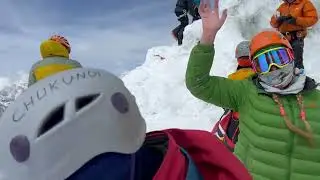 View from the summit of Island Peak, Nepal by Operations MC