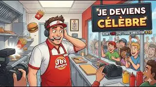 I'M BECOMING FAMOUS // REBROADCAST LIVE FAST FOOD SIMULATOR #18