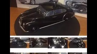1:18 vintage  Auto art 501 bmw 6 cylinder 1952