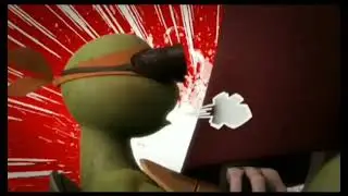 TMNT 2012 - Donnie Mikey Fighting
