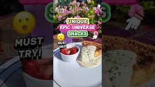 3 Unique Epic Universe Snacks! 😮🍩(Must Try Universal Food)