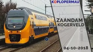 Treinen op station Zaandam Kogerveld (08-10-2018)