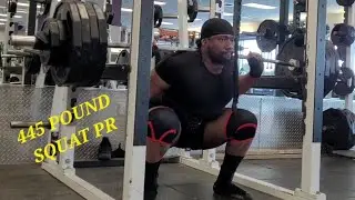 FULL 445 POUND SQUAT PR SESSION!