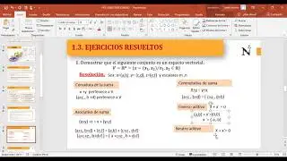 ESPACIOS Y SUBESPACIOS VECTORIALES - CLASE