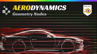 Blender : Aerodynamic Simulation v2 [Geometry Nodes]