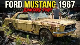 ASMR Car Restoration! Full Restoration of a Ford Mustang 1967 from Total Disrepair to Looking New