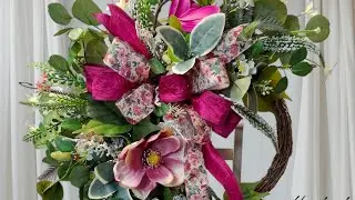 How to make an Artificial Spring/Summer Wreath