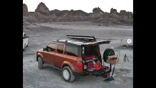 Hauling a 5x8 Uhaul trailer on the AWD Honda Element K24