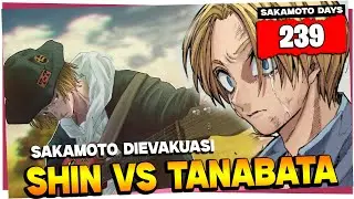 REVIEW SAKAMOTO DAYS CHAPTER 239 TERBARU - PANASS!! SHIN VS TANABATA!! GITARNYA BERUBAH JADI SENJATA