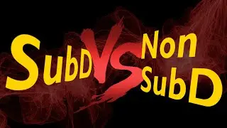 Моделирование SubD и Non-SubD