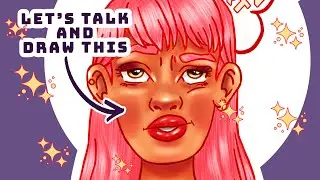 ART THERAPY: CREATING STICKERS - DRAWING AND CHATTING WITH ME