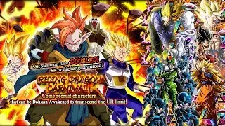 2100 STONES! LR PULLS!! RISING DRAGON CARNIVAL DOUBLE SSR RATE BANNER! Dragon Ball Z Dokkan Battle