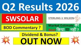 SW SOLAR Q2 results 2026 | SW SOLAR results today | SW SOLAR Share News | SW SOLAR Share latest news