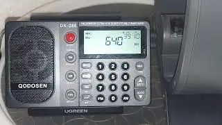 Qodosen DX-286 Radio - MW DX of Radio Progreso @ 640 kHz from Havana Cuba