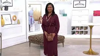 American Leather Co. Cleveland Leather Crossbody Bag on QVC