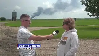 6PM Update: Train derailment causes fire near Carrington, ND