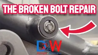 Broken Bolt Repair Using Threaded Inserts