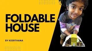 Foldable House School Project  CBSE Class 6 By Keerthana