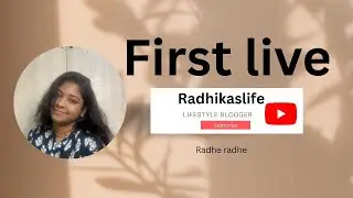 First Live - Chitchat with my YouTube family 😋⭐️🌷💕