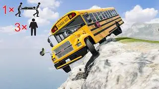 Extreme Cars vs Deadly Cliff Roads! Insane Crash Test #184 &ndash; BeamNG.drive | Modern BeamNG