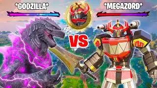 *MEGAZORD VS GODZILLA* ALL MYTHIC GUNS IN FORTNITE (NEW! Chapter 6 Season 4)