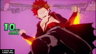 My Hero One's Justice 2: Eijiro Kirishima vs. Heroes (Arcade Mode)