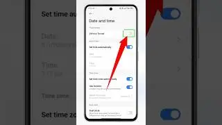 Mobile me Time Setting Kaise Kare | 24 Hours to 12 Hours Clock #shorts
