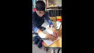 Braille labels and printed logic puzzles