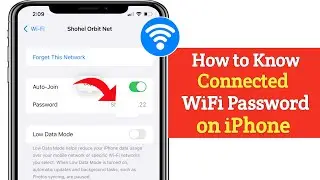 How to Know Connected WiFi Password in iPhone