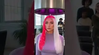 Blonde In&hellip; Pink Out 😳💖 Stunning Summer Hair Transformation #hairgoals #summerstyle #blonde