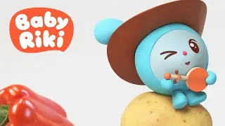 BabyRiki RO - Țopa învață legumele 🥕 Desene animate pentru copii de grădiniță