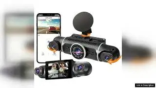 4 Channel Wifi Dash Cam 1080P HD Driving Recorder G Sensor Car Front+Rear Review