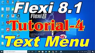 flexisign tutorial 4 text menu #flexisign #radiumart #sticker #tutorial #aducational