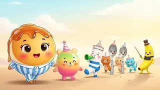 Funny Pancake Parade Song for Toddlers | Animated Kids Song #toddlers #trending #kids #shorts 