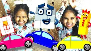 Numberblocks - Suhana Diana - Counting cars song - Kids songs & Nursery rhymes - Cbeebies
