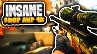 INSANE BHOP AWP 4K (CS GO Funny Moments in Competitive)
