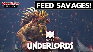 👹 A way to counter Hunters in Underlords?! High Rank Savage Build! [Lord] - [Dota Underlords]