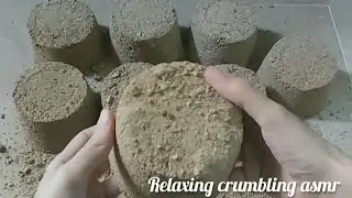 Brown concrete sand crumbling on floor|dry crumbling|Dedicated to @arasmr8666 favrt* asmrtst #2