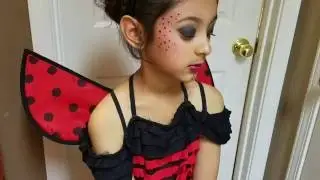 Easy Halloween Ladybug Makeup Tutorial