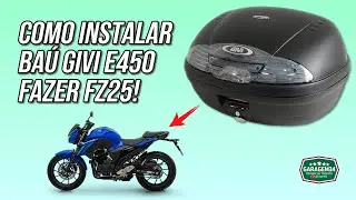 COMO INSTALAR BAULETO GIVI DE 45 LITROS NO BAGAGEIRO SCAM FIBER
