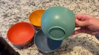 Homienly Cereal Bowl Set, Wheat Straw Fiber Unbreakable Lightweight Bowls Set Review