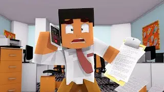 MI MANSIÓN SE CONVIERTE EN UNA OFICINA EN MINECRAFT TROLL 😱💼