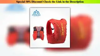 Best AONIJIE C962 Advanced Skin 12L Hydration Backpack Pack Bag Vest Soft Water Bladder Flask For H