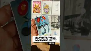 Magic the Gathering artists draw 151 Pokemon! At 118/151 #pokemontcg #pokemoncards #mtg #arcanine