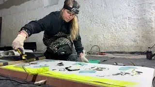 The Contact Board - Live painting Performance - Visual Art and Sound Collaboration