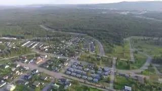Malmberget Kilen, Malmsta och gropen ifrån luften