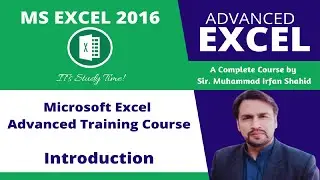 Microsoft Excel Advance Training Course | Introduction